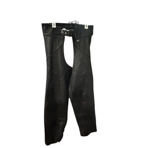 Harley-Davidson Black Leather Jacket with Silver Logo